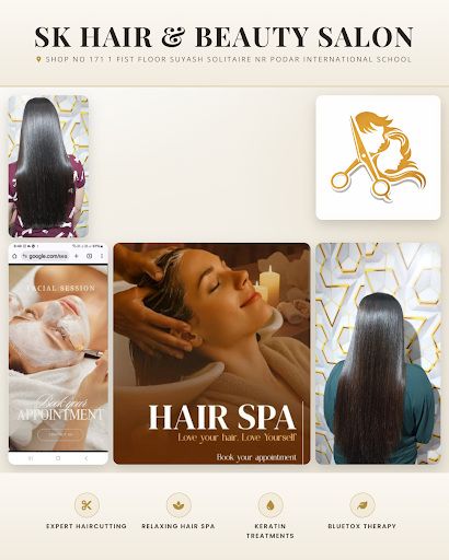 Experience rejuvenation at SK Hair & Beauty Salon, your top choice for hair spa and relaxing mass… post image
