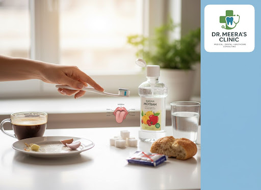 Bad breath making you feel conscious at work or family gatherings? At Dr. Meera’s Clinic in Medav… post image