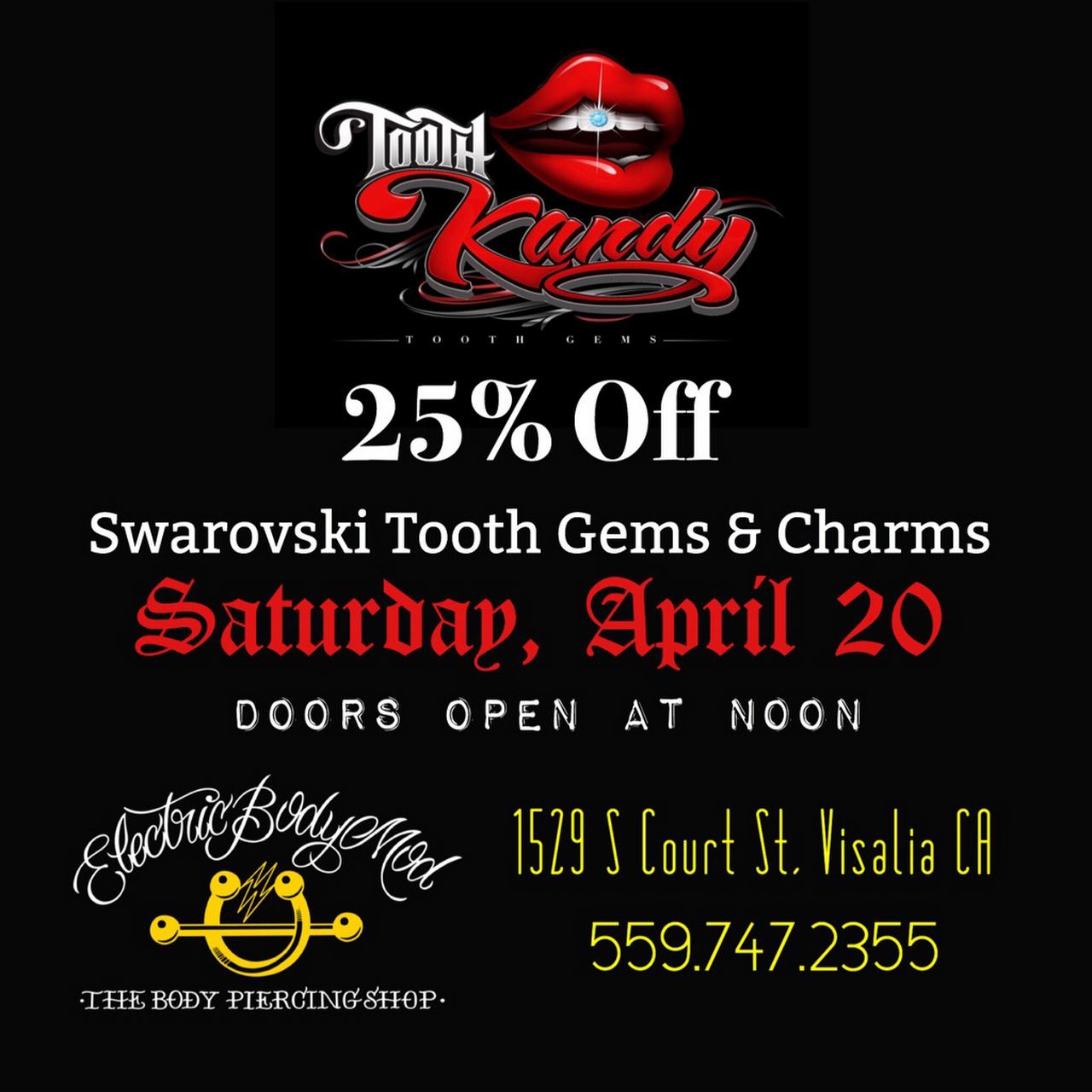 Electric Bodymod Piercings Body Piercing Shop in Visalia