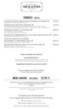 Menu Café de la Poste Page 8