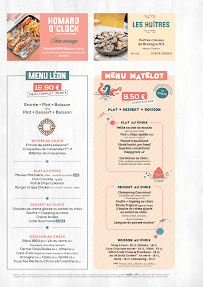 Menu Léon Fish Brasserie - Vélizy Page 4