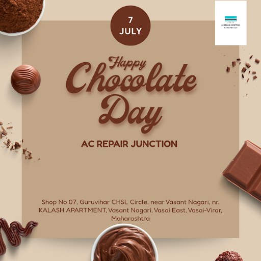 Celebrate World Chocolate Day with a sweet treat and a cool treat! At Ac Repair Junction in Vasai… post image