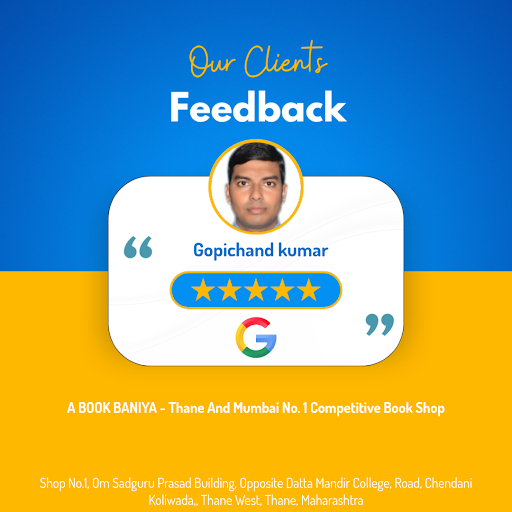 Gopichand, a satisfied customer, raves about his exceptional experience at A BOOK BANIYA - Thane…