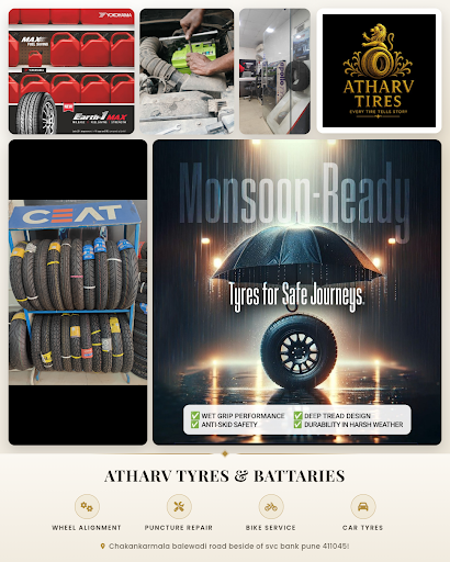 Get expert wheel alignment & balancing at Atharv Tyres & Batteries, your trusted tyre shop for tw… post image
