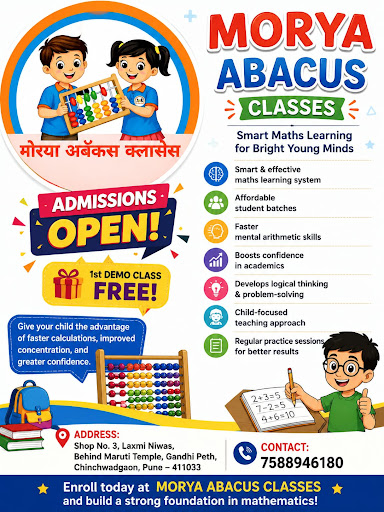 MORYA ABACUS CLASSES post image