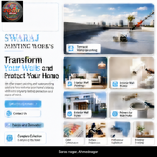SWARAJ PAINTING WORK'S is your trusted painter company near me, specializing in interior wall pai… post image