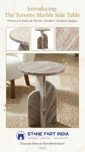 ✨ Luxury ka naya level – Torento Marble Side Table ✨ post image