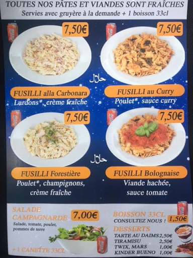 PANAME BURGER livraison Sandwich Pasta la nuit