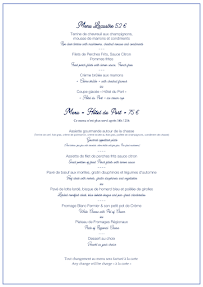 Menu Hôtel Restaurant du Port Page 4