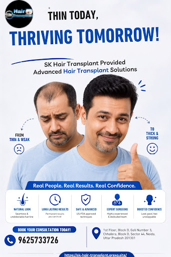 Struggling with hair thinning or hair loss? Get advanced and personalized Hair Transplant in Noid… post image