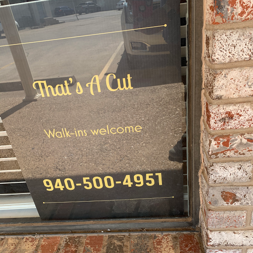 That's A Cut - Visual