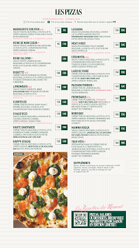 Menu Pizza Cosy Page 1