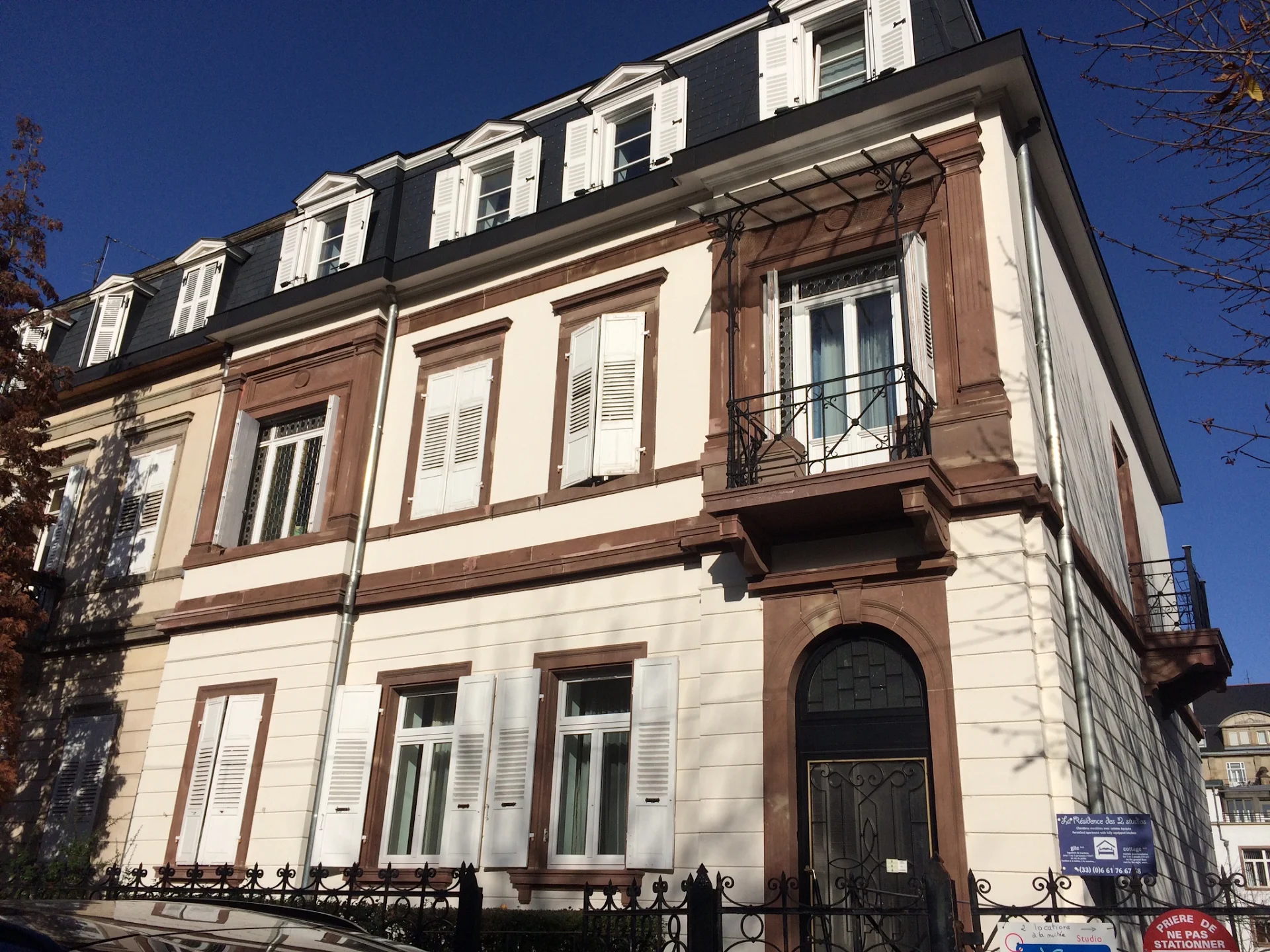 Villa Schiller côté jardin 2 studios