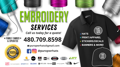 Puro Pwr Hats & Embroidery