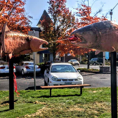 "Salmon" Public Parking Lot - Thumbnail
