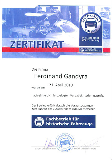 AC Auto Check Ferdinand Gandyra Gallery - Germany