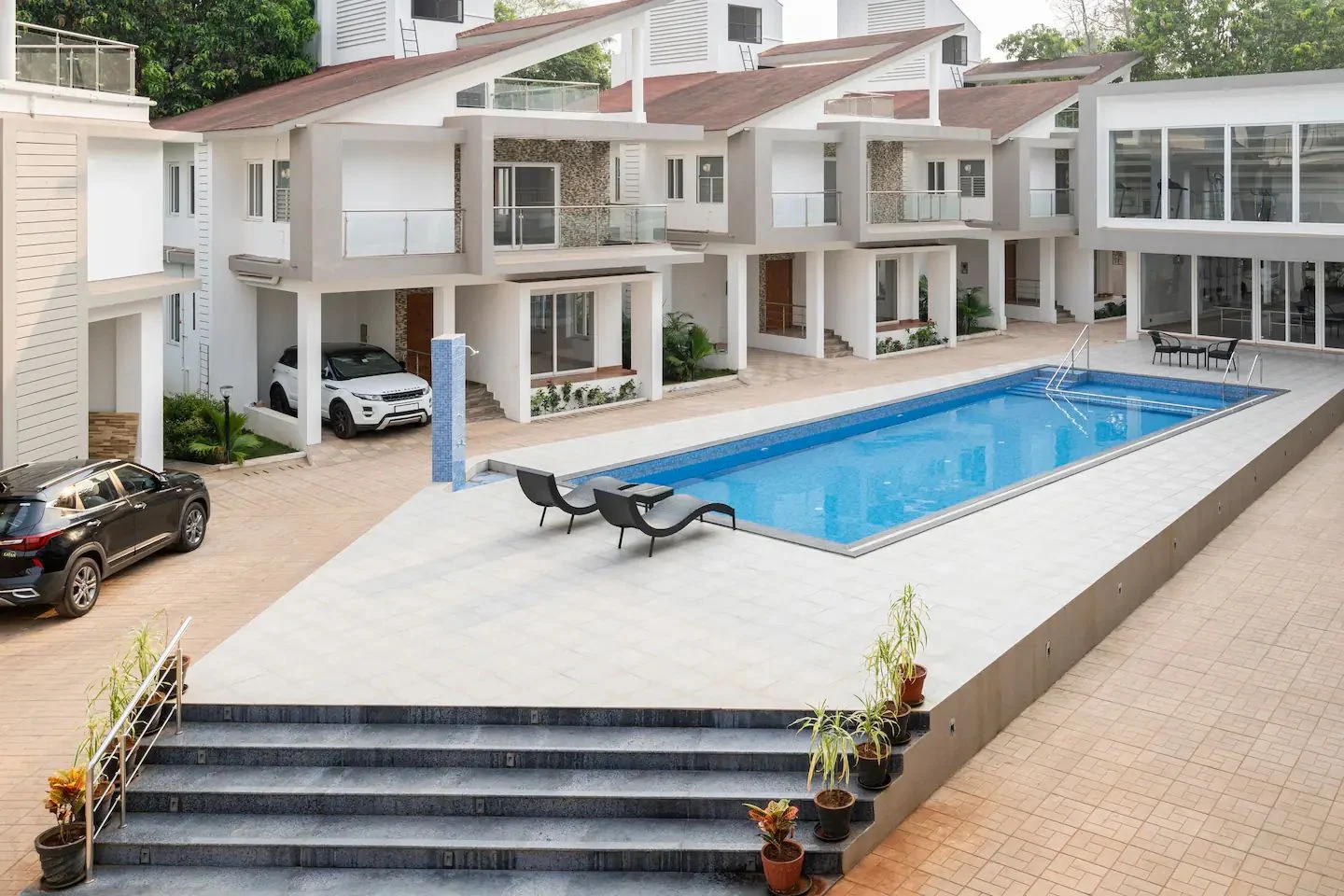 StayCationer Holiday Apartment Sun Stay | 2BHK with Pool in Assagao