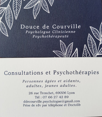 Psychologue Lyon 6 Douce de Courville