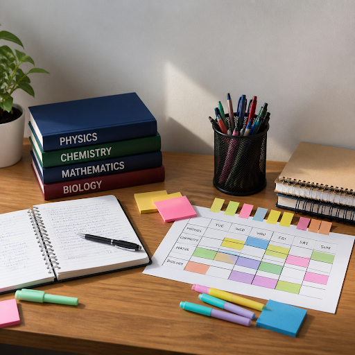 Revising Physics, Chemistry, Maths and Biology together can feel overwhelming, especially before…