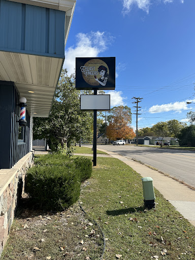 Greasy Fingers Barbershop Neenah Logo