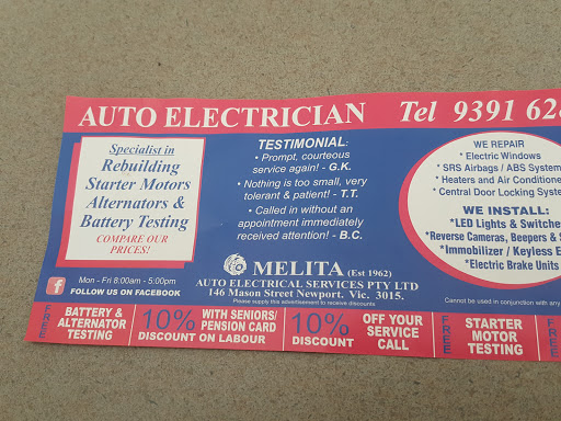 Melita Auto Electrical Services PTY LTD - Thumbnail