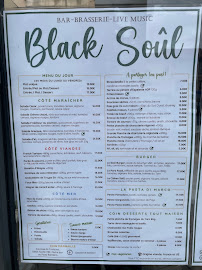 Menu LE BLACK SOÛL Page 1
