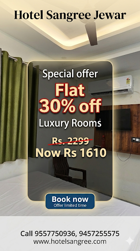 Hotel Sangree Jewar offers luxury rooms for a limited time at an incredibly low price. For only R… post image