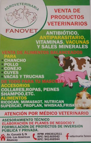 Opinii despre Veterinaria FANOVET în Abancay - Veterinario