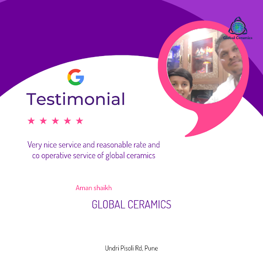 Aman Shaikh's experience at GLOBAL CERAMICS in Pune was exceptional! He loved the expert guidance… post image