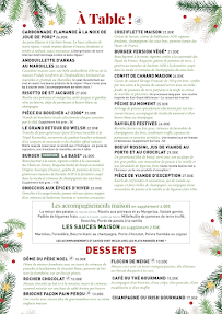 Menu LA BASE RESTAURANT ARRAS Page 2