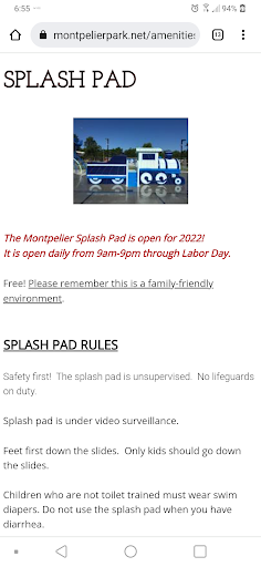 Montpelier Municipal Splash Pad - Thumbnail