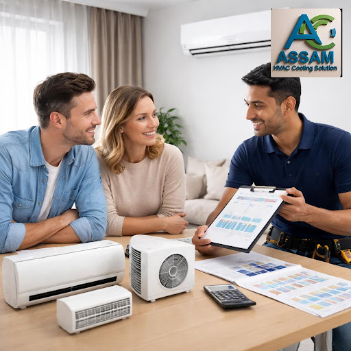 Choosing the right AC for your home or office in Pator Kuchi, Guwahati can save you money, improv… post image