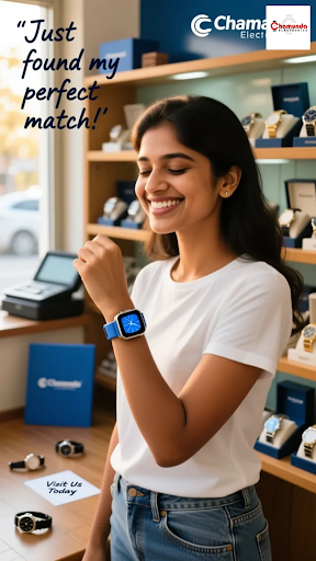 Discover the best smartwatch in Virar with Chamunda Electronics! Our most loved smartwatch is a c… post image