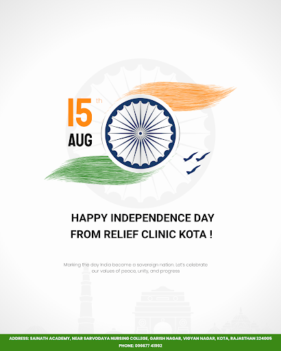 Happy Independence Day from Relief Clinic, Kota! 🇮🇳 post image