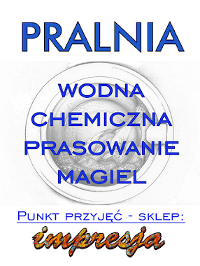 Pralnia wodna i chemiczna - punkt przyjęć: IMPRESJA Centrum, Author: Pralnia wodna i chemiczna - punkt przyjęć: "IMPRESJA" Centrum