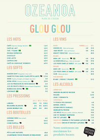 Menu OZEANOA Anglet Page 2