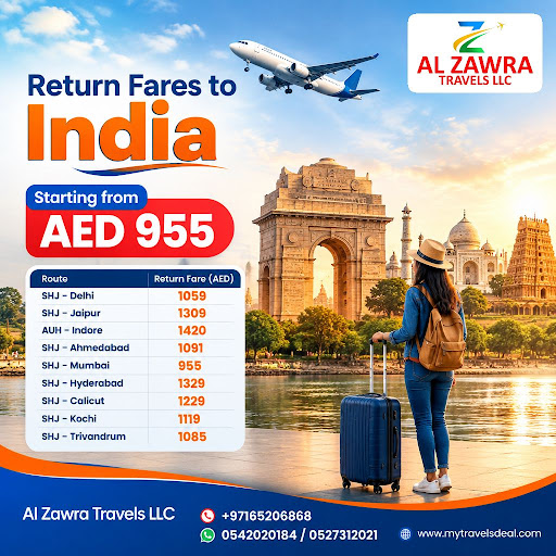 India Return Fares from AED 955 post image