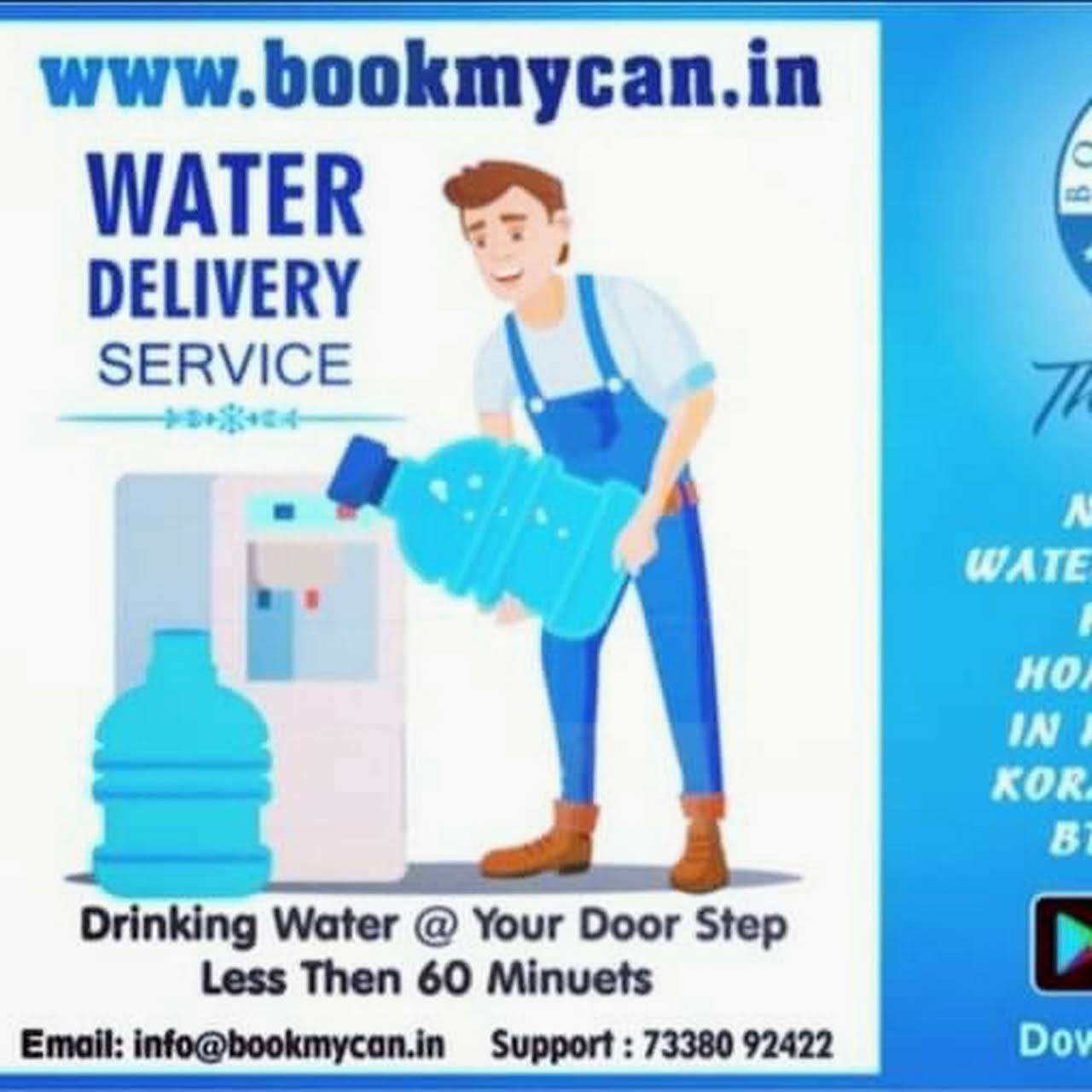 Bookmycan In Order Drinking Water Online Bottled Water Supplier In Bengaluru