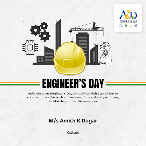 Celebrating Engineers Day 2026, M/s Amith K Dugar salutes innovative minds and their dedication.… post image