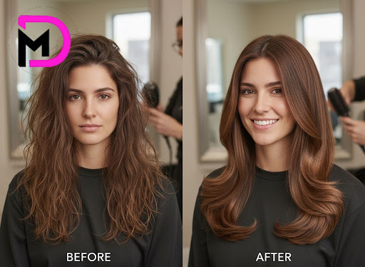 See the difference a professional touch can make. At DM Salon in Kanahi, Gurugram, we specialise… post image