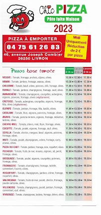 Menu Chic Pizza Page 5