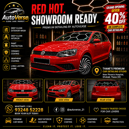 Welcome to AutoVerse – Clean. Care. Perfect., your trusted premium car detailing studio in Thane… post image