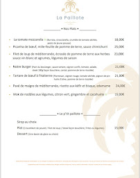 Menu La Paillote Page 3