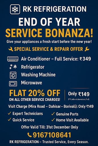 🎉 RK REFRIGERATION – End of Year Service Bonanza! 🎉 post image