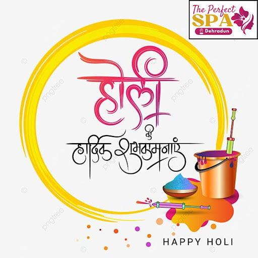 🌸✨ The Perfect Spa Wishes You a Happy & Colorful Holi! ✨🌸 post image