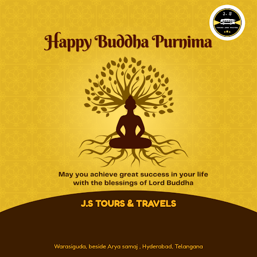 Celebrate the auspicious occasion of Happy Buddha Purnima with J.S Tours & Travels in Hyderabad!… post image