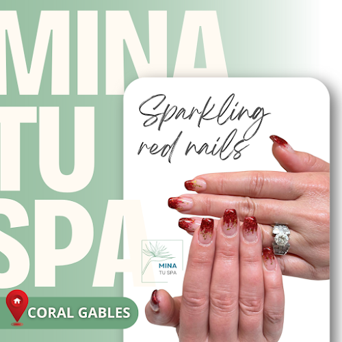 Mina Tu Spa Nails Salon In Coral Gables interior view