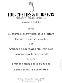 Menu Fourchettes & Tournevis Restaurant-Ateliers Page 4