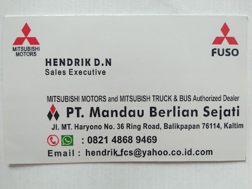 Hendrik Mitsubishi, Author: Hendrik Dian