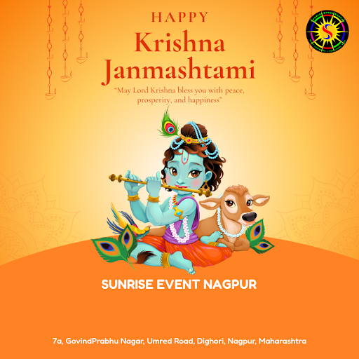 Wishing a Happy Janmashtami from Sunrise Event Nagpur! As the city's top event planners, we're ce… post image
